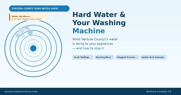 Hard Water and Your Washing Machine in Ventura County