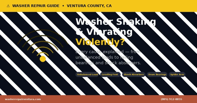 Washer Shaking and Vibrating Violently? Here’s Why